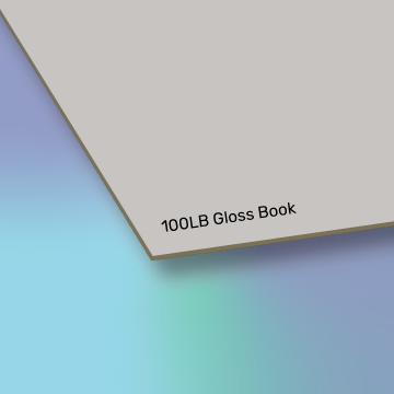 100LB Gloss Book